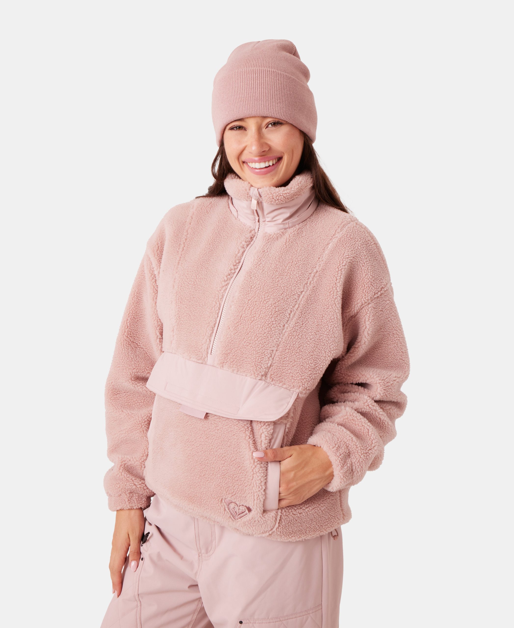 Rita Half Zip Sherpa Anorak - Image 3