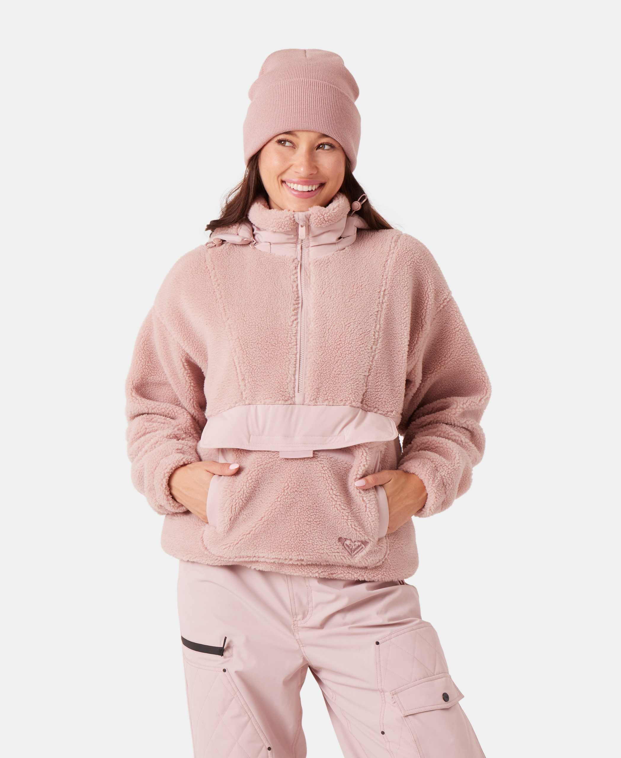 Rita Half Zip Sherpa Anorak - Image 4