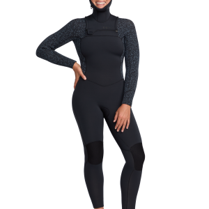 5/4mm Swell Natural Hooded Front Zip Wetsuit