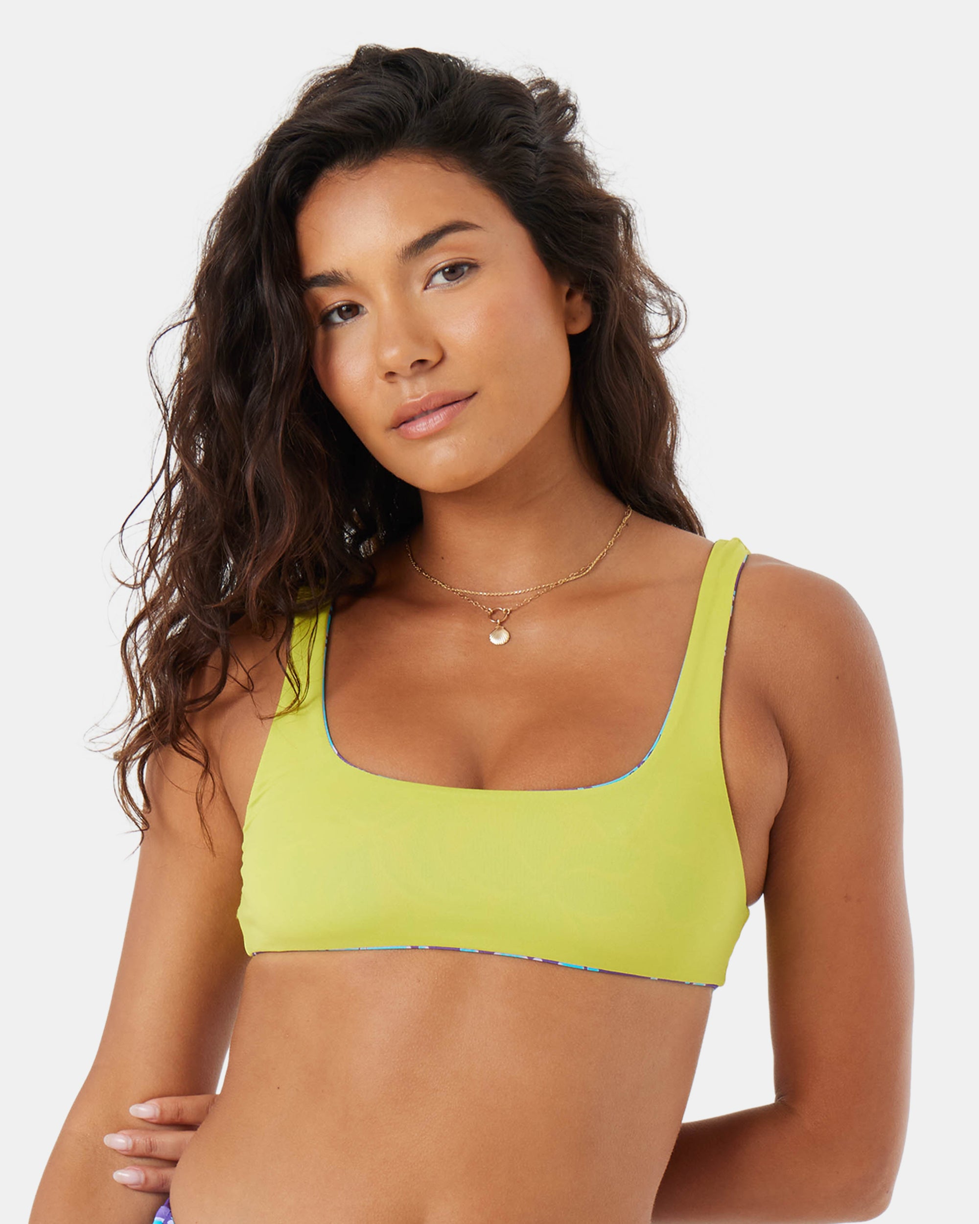 Island Time Reversible Square Neck Bralette Bikini Top - Image 4
