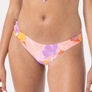 Bell Bottom Blooms Hipster Shirred Back Cheeky Bikini Bottom