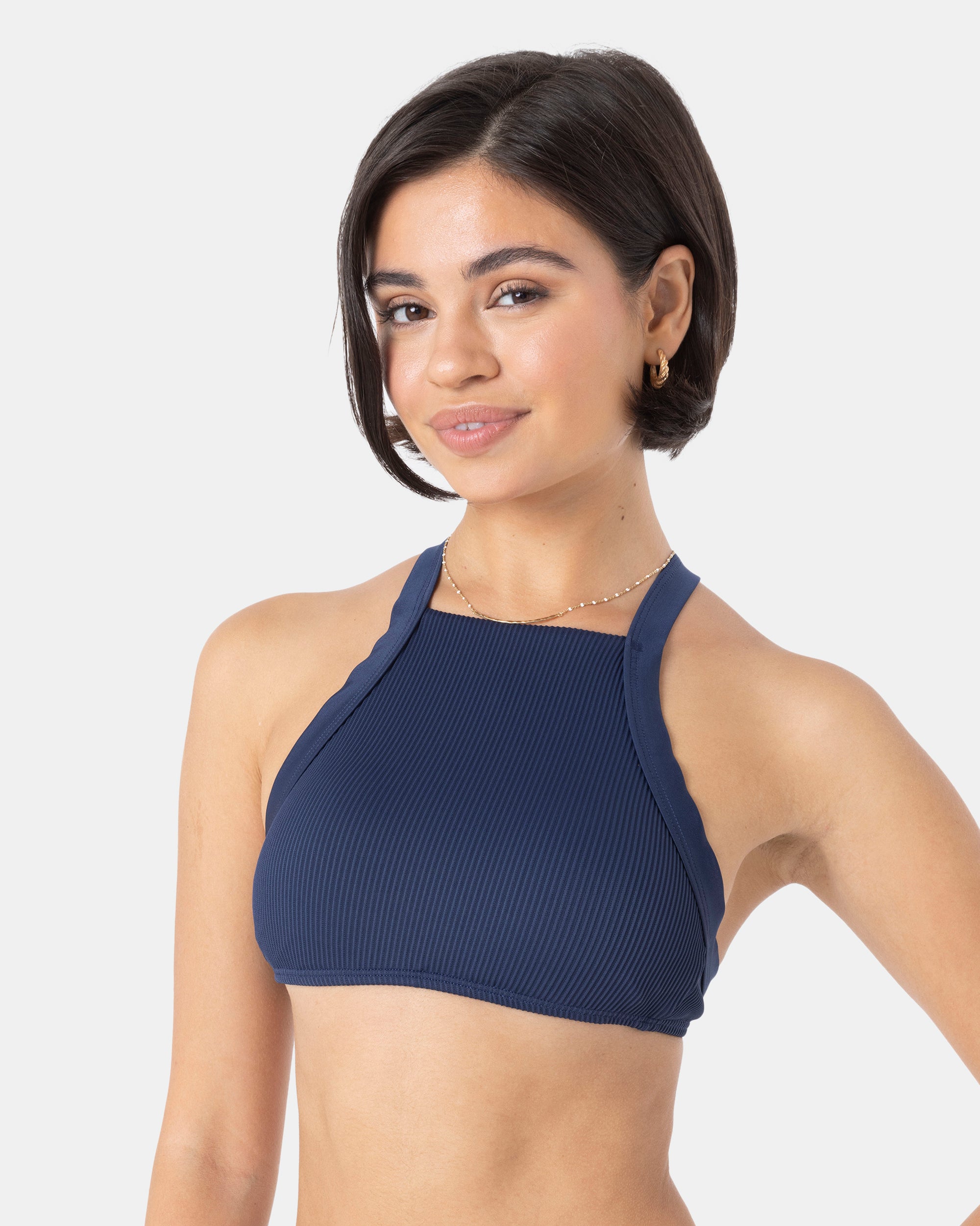 Rib Roxy Love High Neck Bikini Top - Image 3