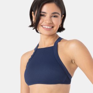 Rib Roxy Love High Neck Bikini Top