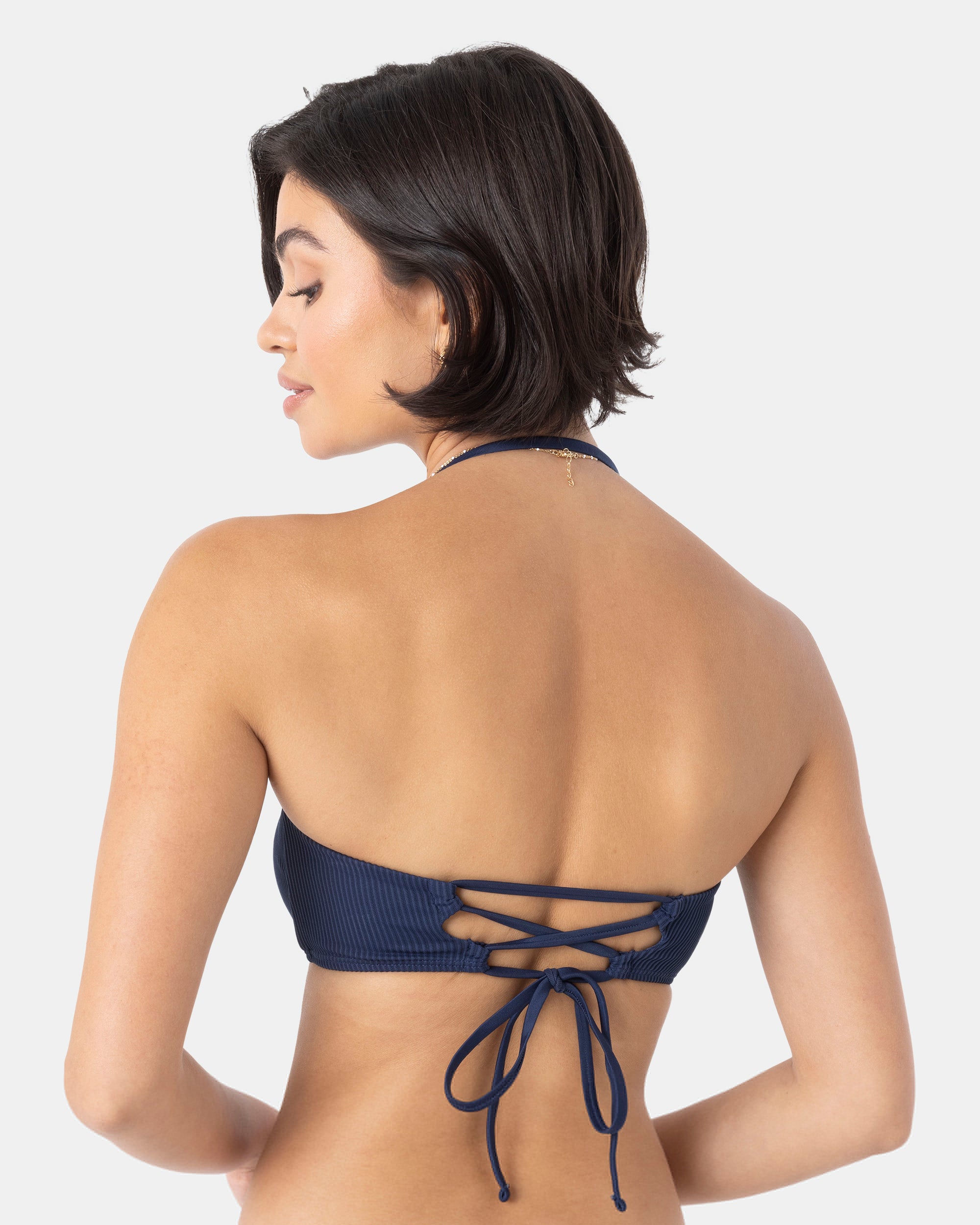 Rib Roxy Love Lace Bandeau Bikini Top - Image 2