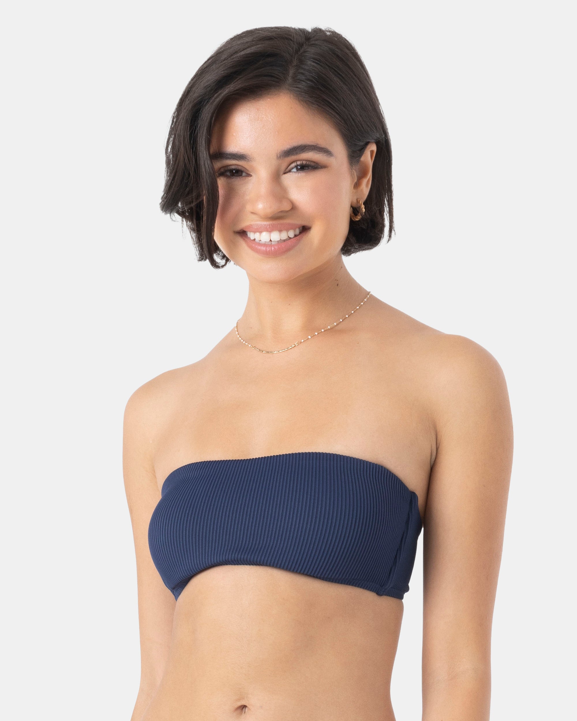 Rib Roxy Love Lace Bandeau Bikini Top - Image 4