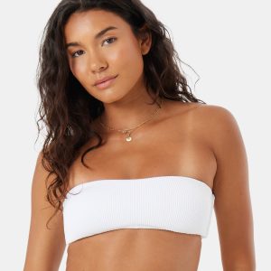 Rib Roxy Love Lace Bandeau Bikini Top