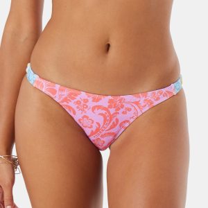 Tapestry Patchwork Side Tab Cheeky Bikini Bottom