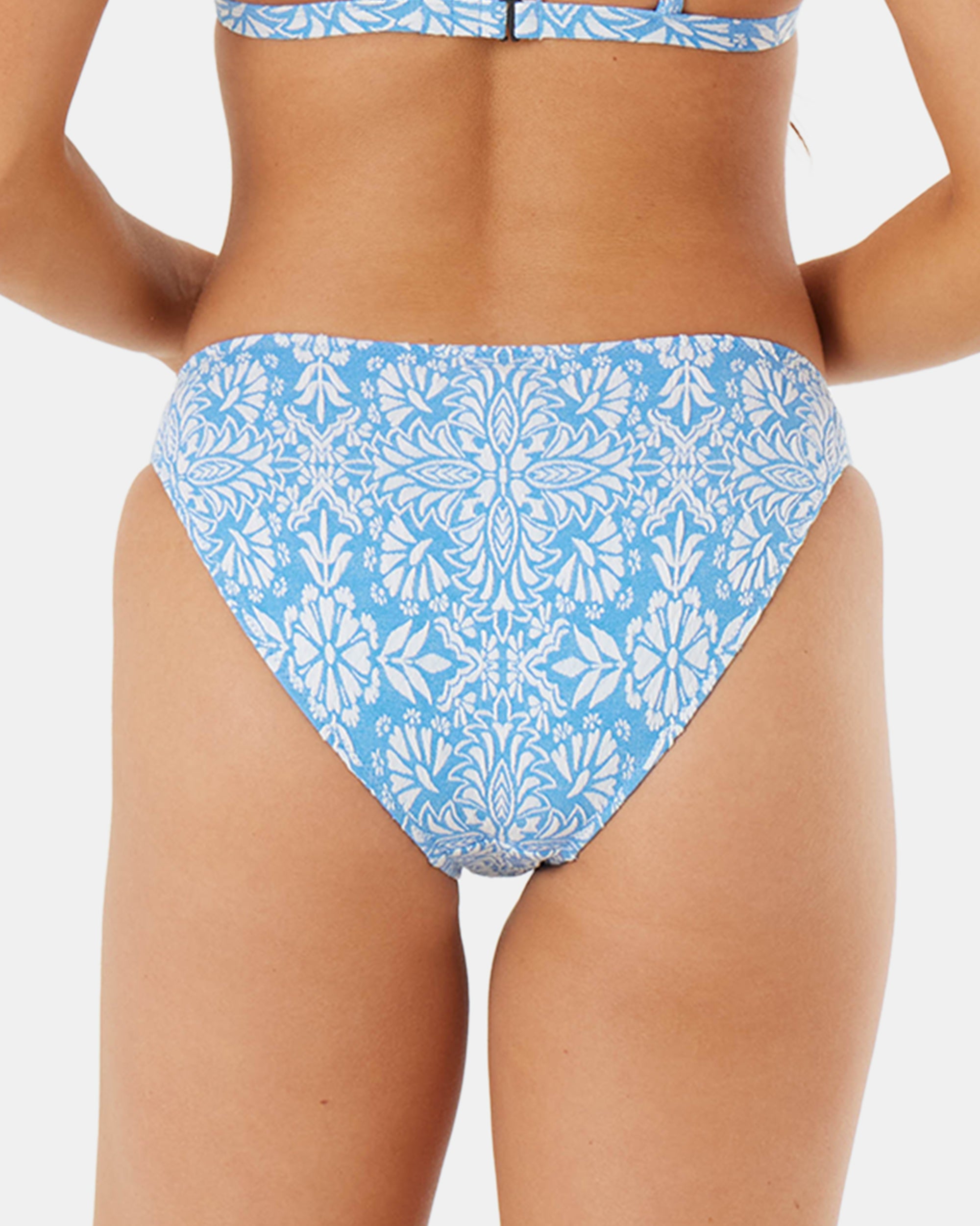 Tile Tranquility Hipster Moderate Bikini Bottom - Image 2