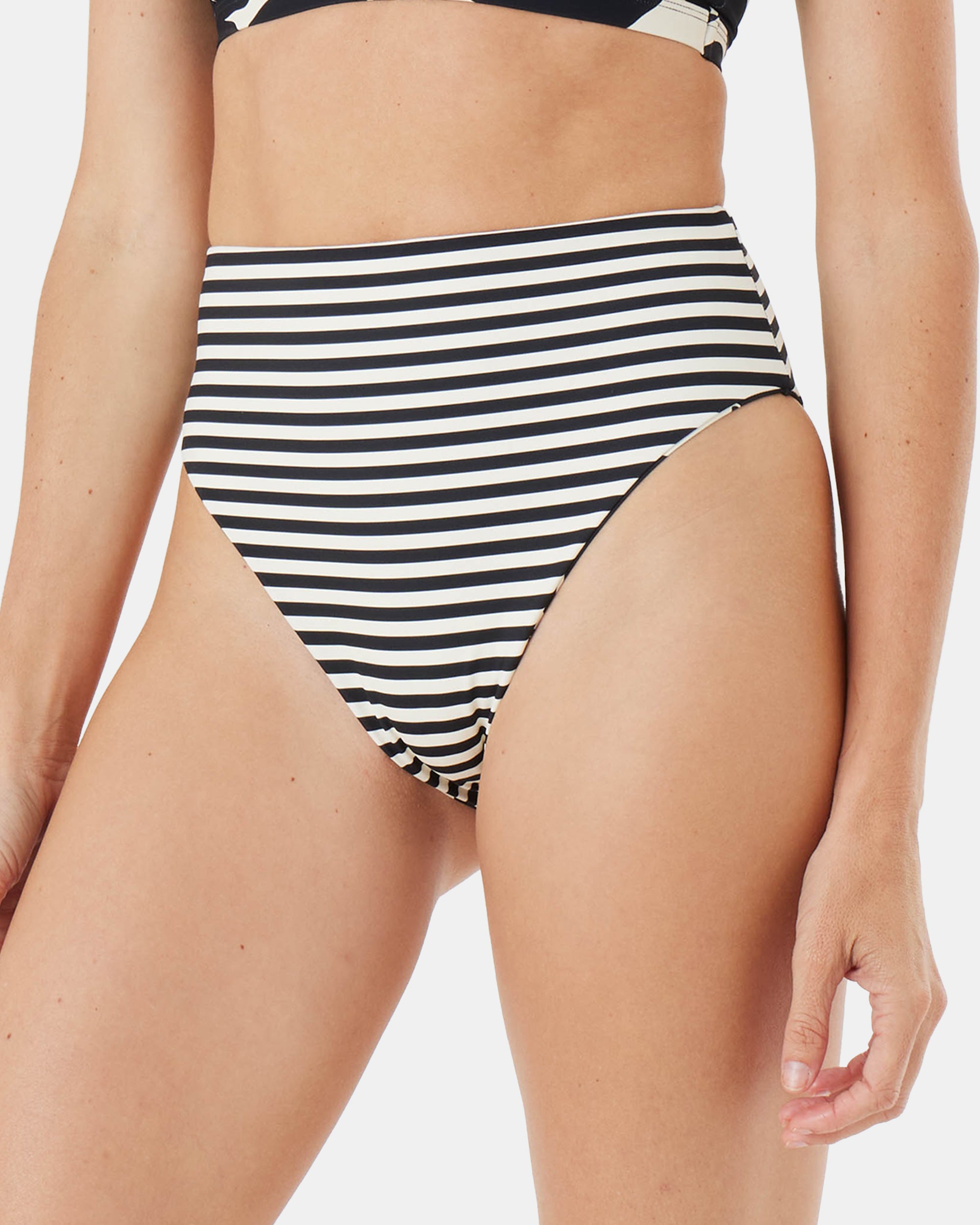 Hang Loose Reversible High Waist Moderate Bikini Bottom - Image 3