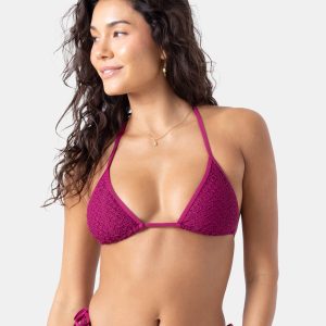 Crochet Mini Tiki Triangle Bikini Top