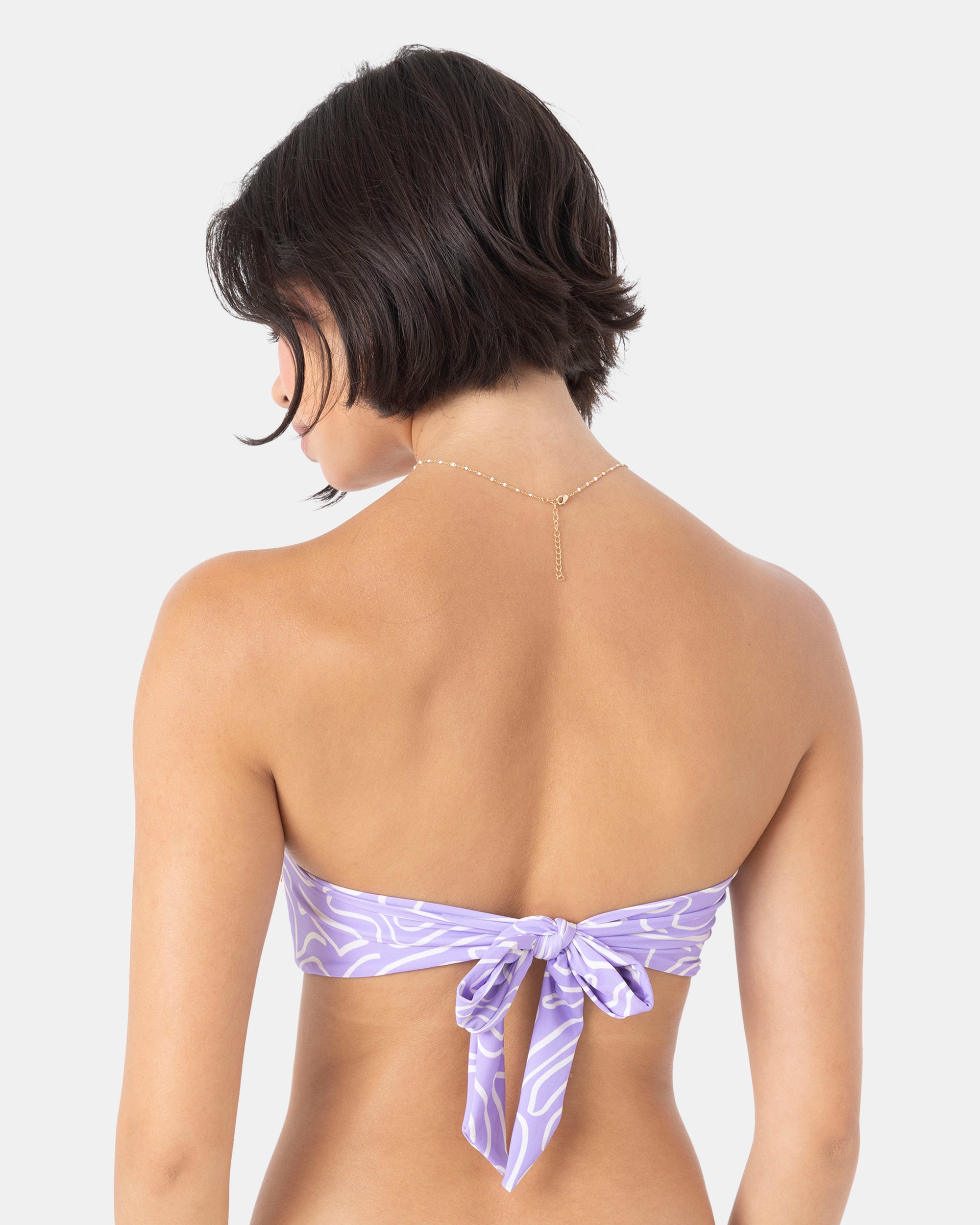Sunshine State of Mind Reversible Bandeau Bikini Top - Image 2