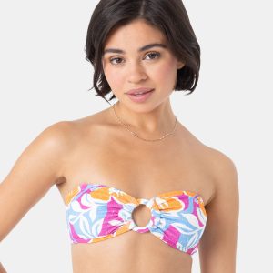 Topanga Canyon Ring Bandeau Bikini Top
