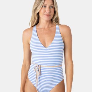 Pacific Coast Highway Reversible Plunge One Piece Swimsuit