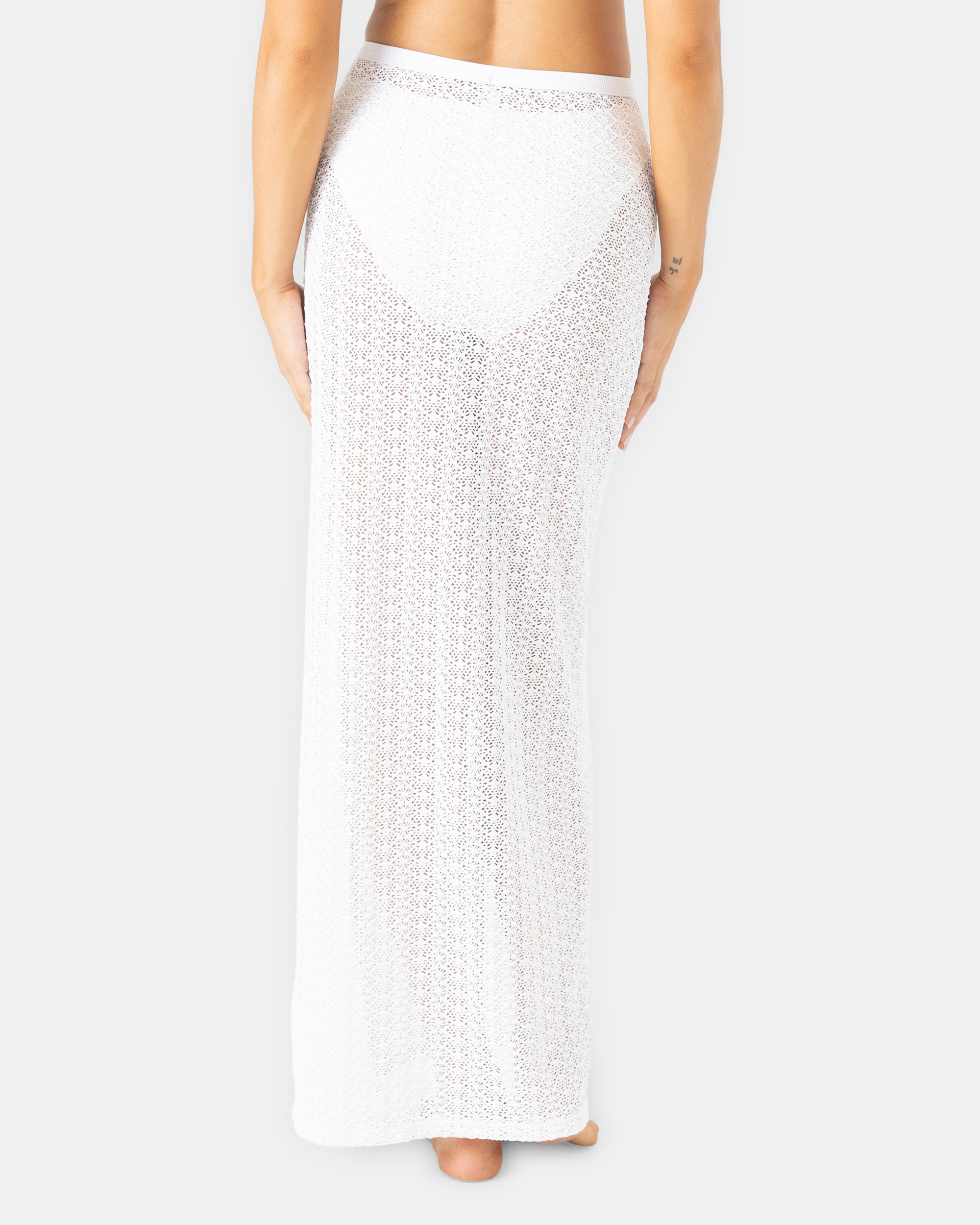 Crochet Pull On Maxi Skirt - Image 2