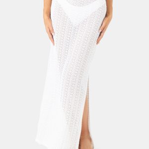 Crochet Pull On Maxi Skirt