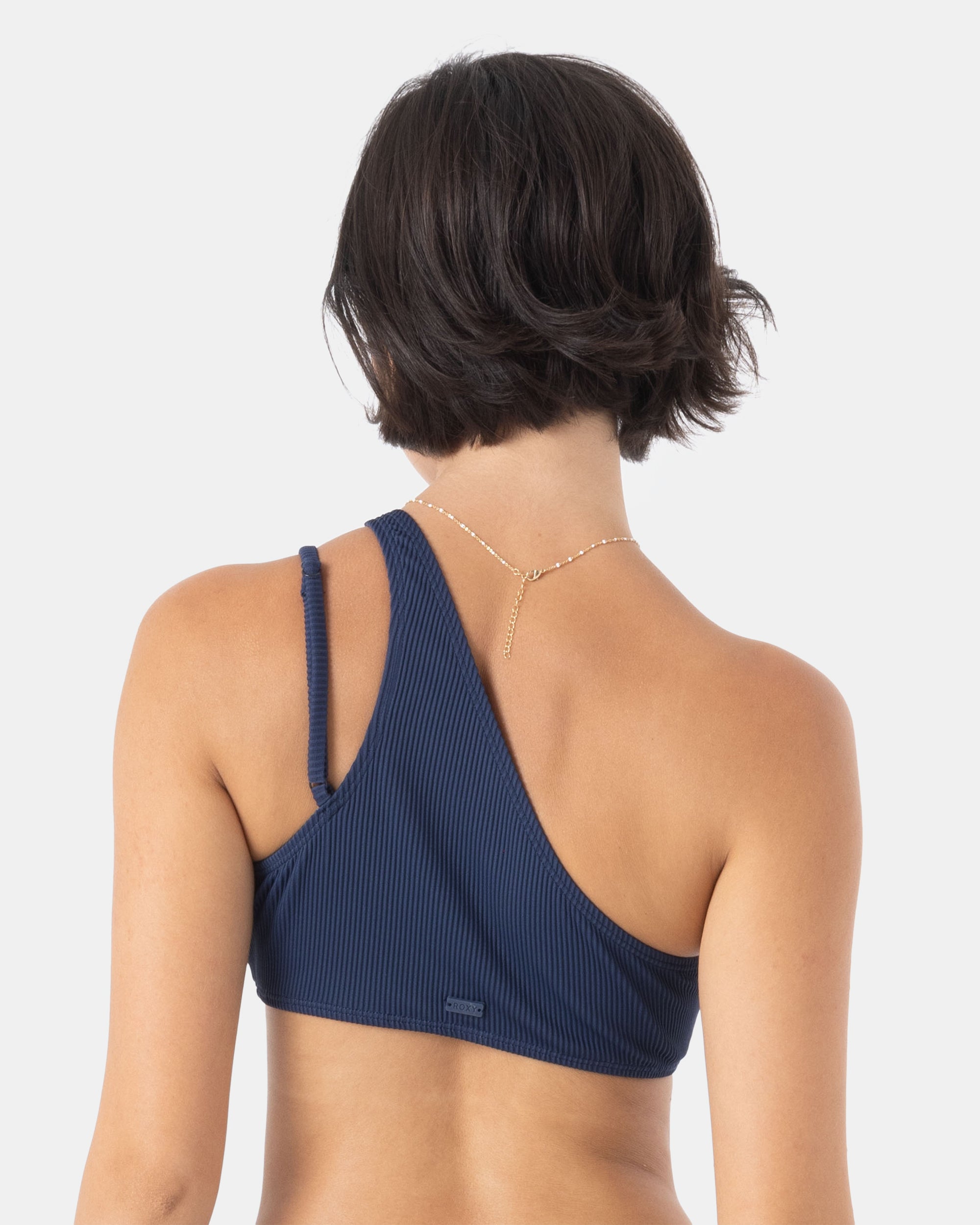 Rib Roxy Love Asymmetrical Bralette Bikini Top - Image 2