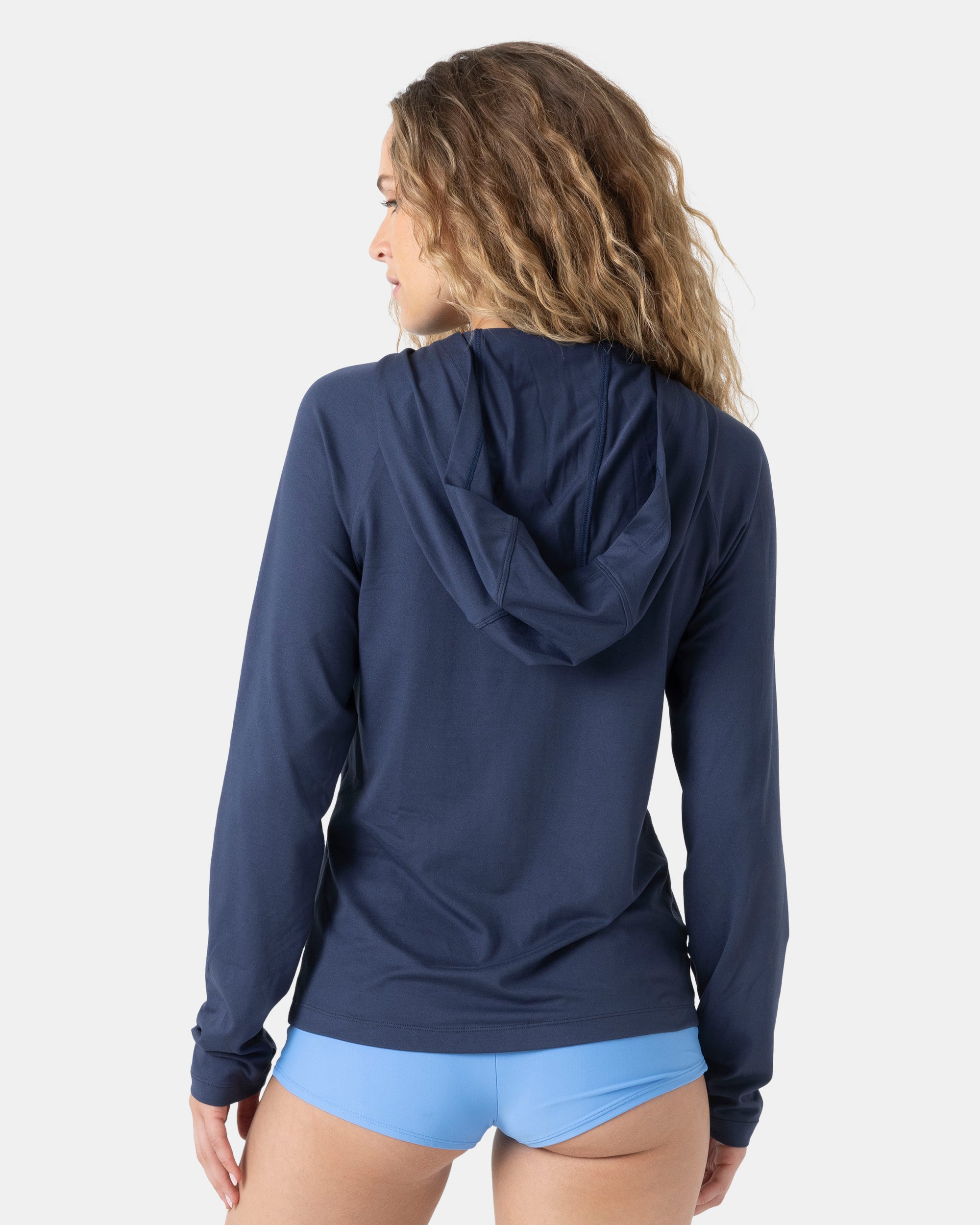 Long Sleeve Hoodie Zipped Rashguard - Image 2