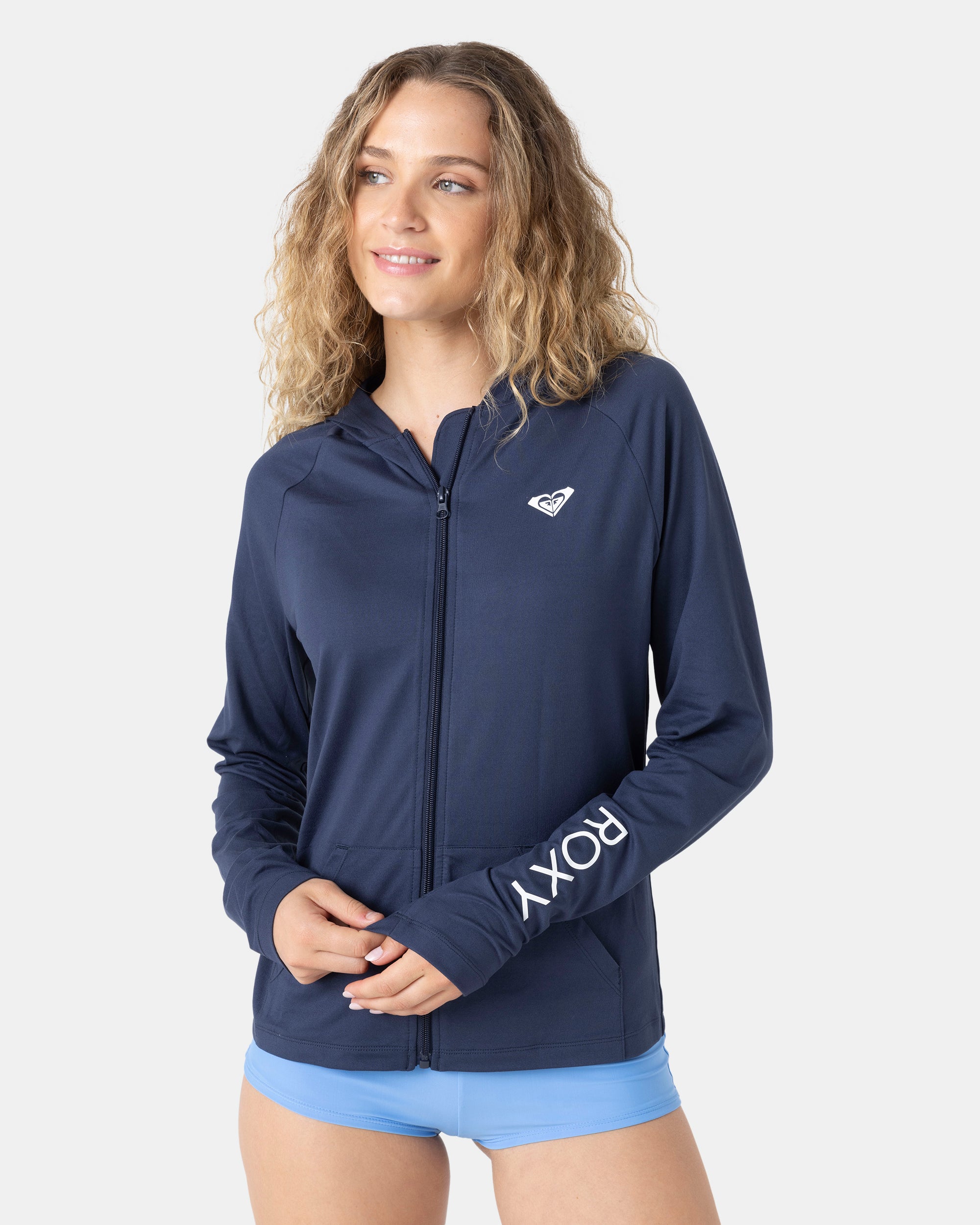 Long Sleeve Hoodie Zipped Rashguard - Image 3