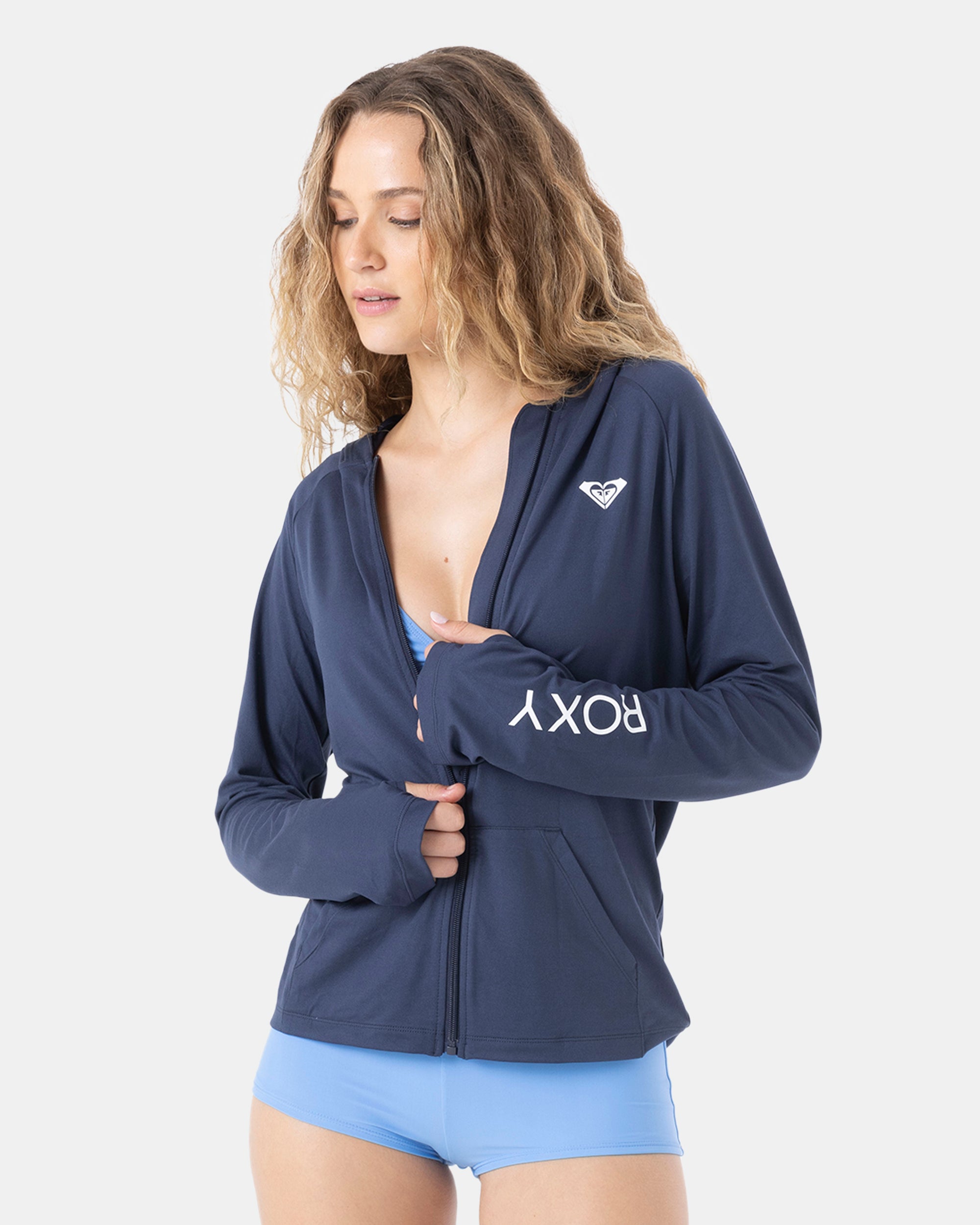 Long Sleeve Hoodie Zipped Rashguard - Image 5
