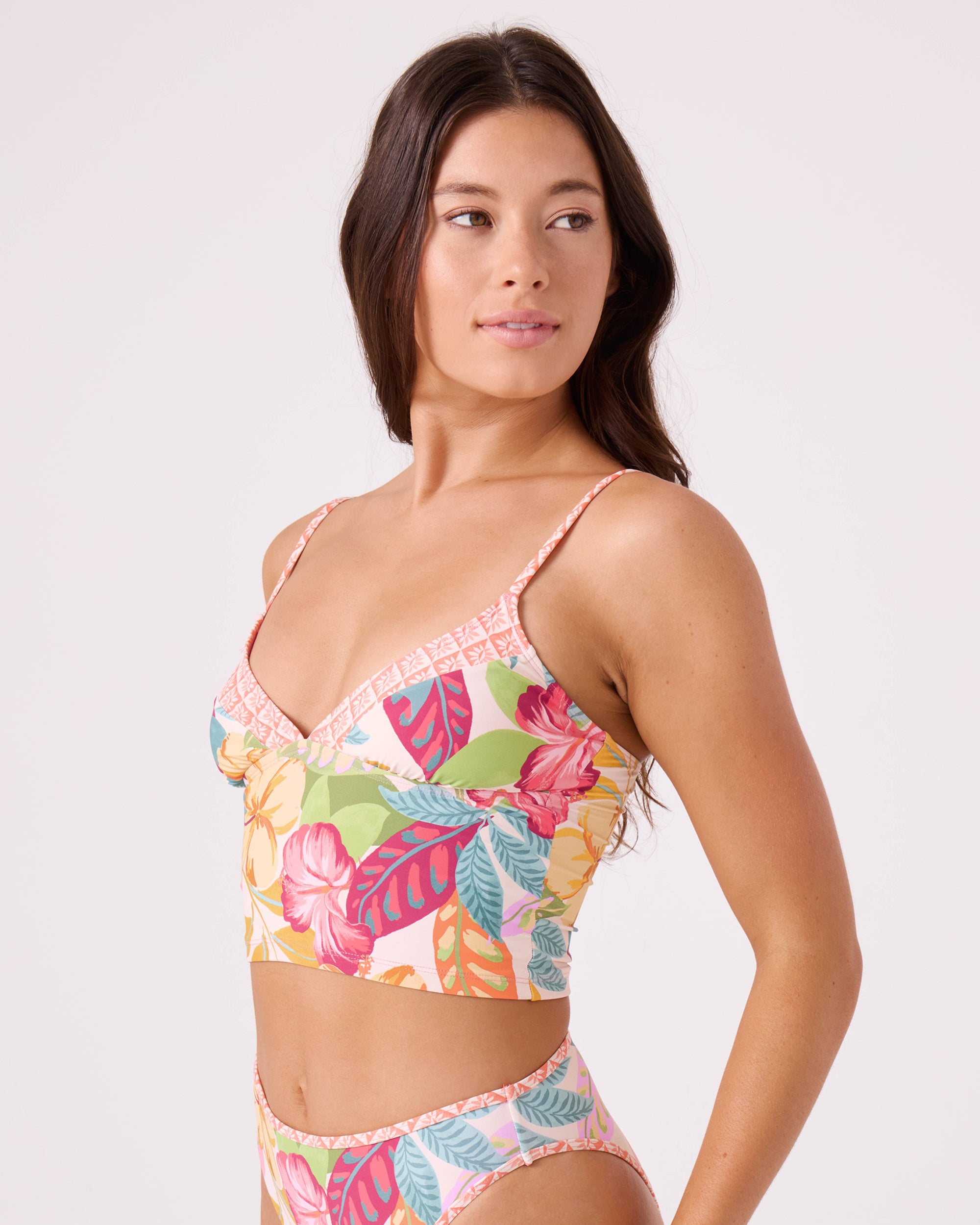 Hot Tropics V-Neck Cami Bikini Top - Image 5