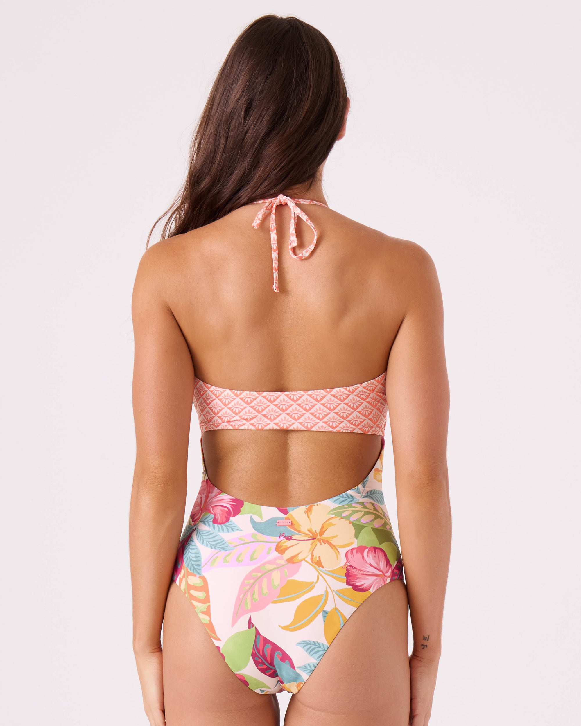 Hot Tropcs Peek A Boo Moderate One Piece Swimsuit - Image 2