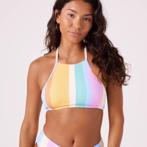 Go My Way High Neck Bikini Top