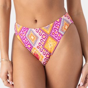 La Palma Midrise High Leg Bikini Bottom