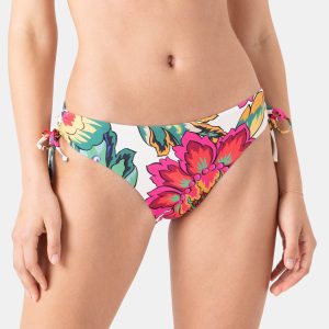 Beach Blossom Lace Side Full Bikini Bottom
