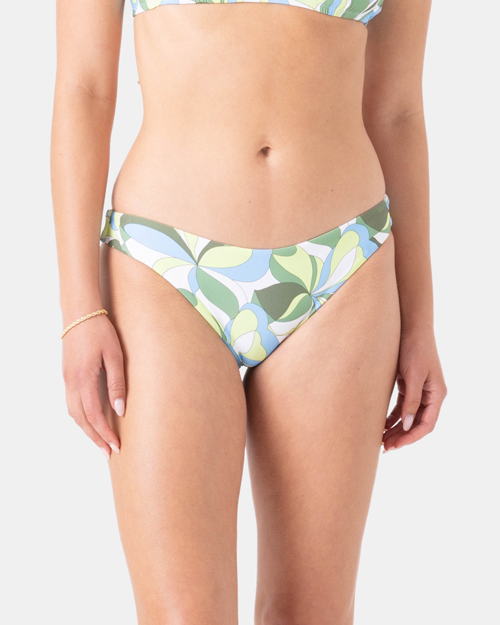 Surf Break Shirred Hipster Cheeky Bikini Bottom - Image 2