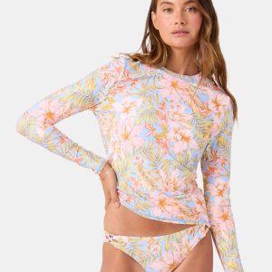 Tropical Sea Skippin Long Sleeve Rashguard