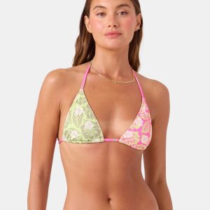 Stay Wild Tiki Triangle Bikini Top