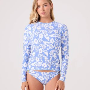 Golden Glow Printed Rashguard