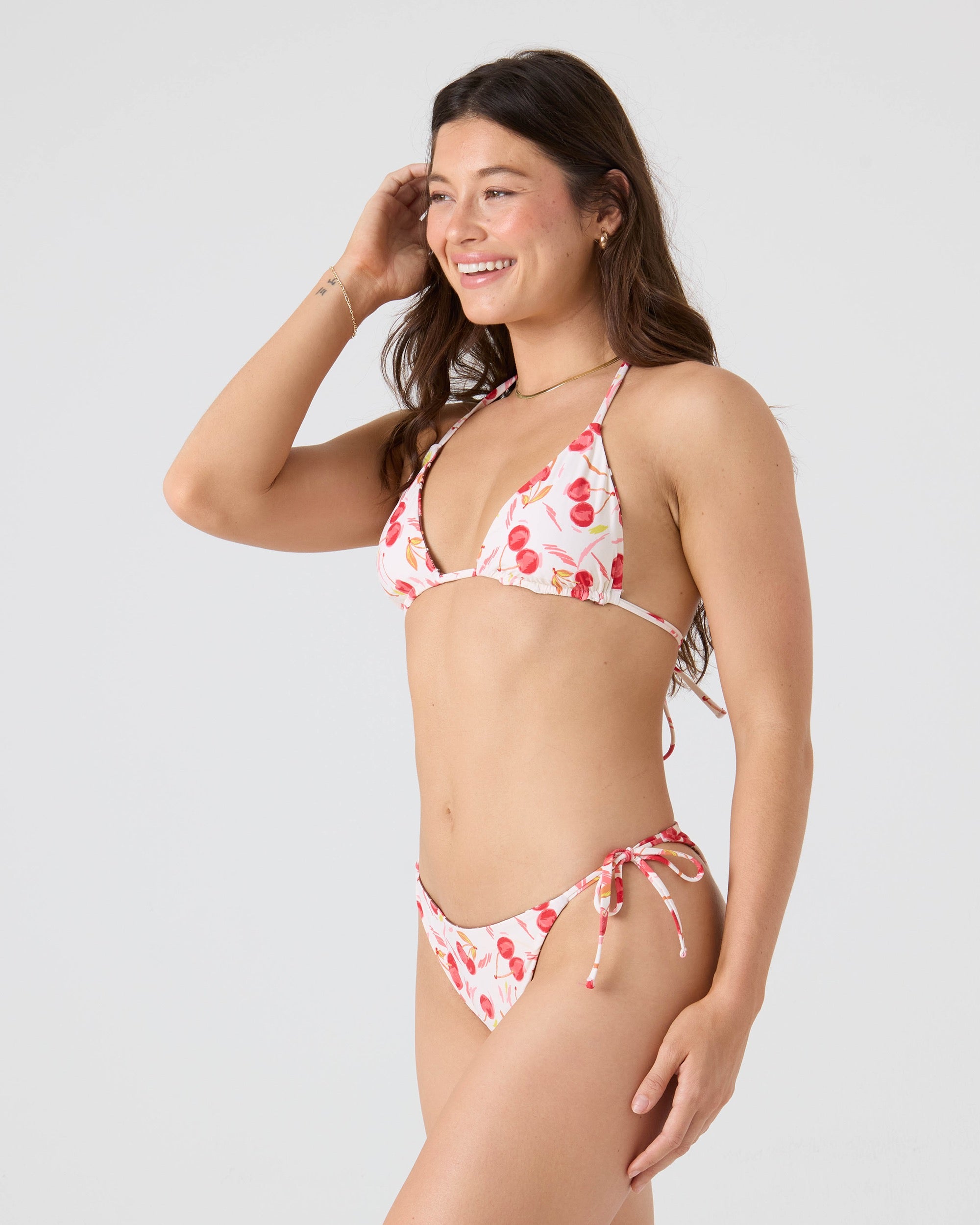 Cherry On Top Mini Tiki Triangle Bikini Top - Image 2
