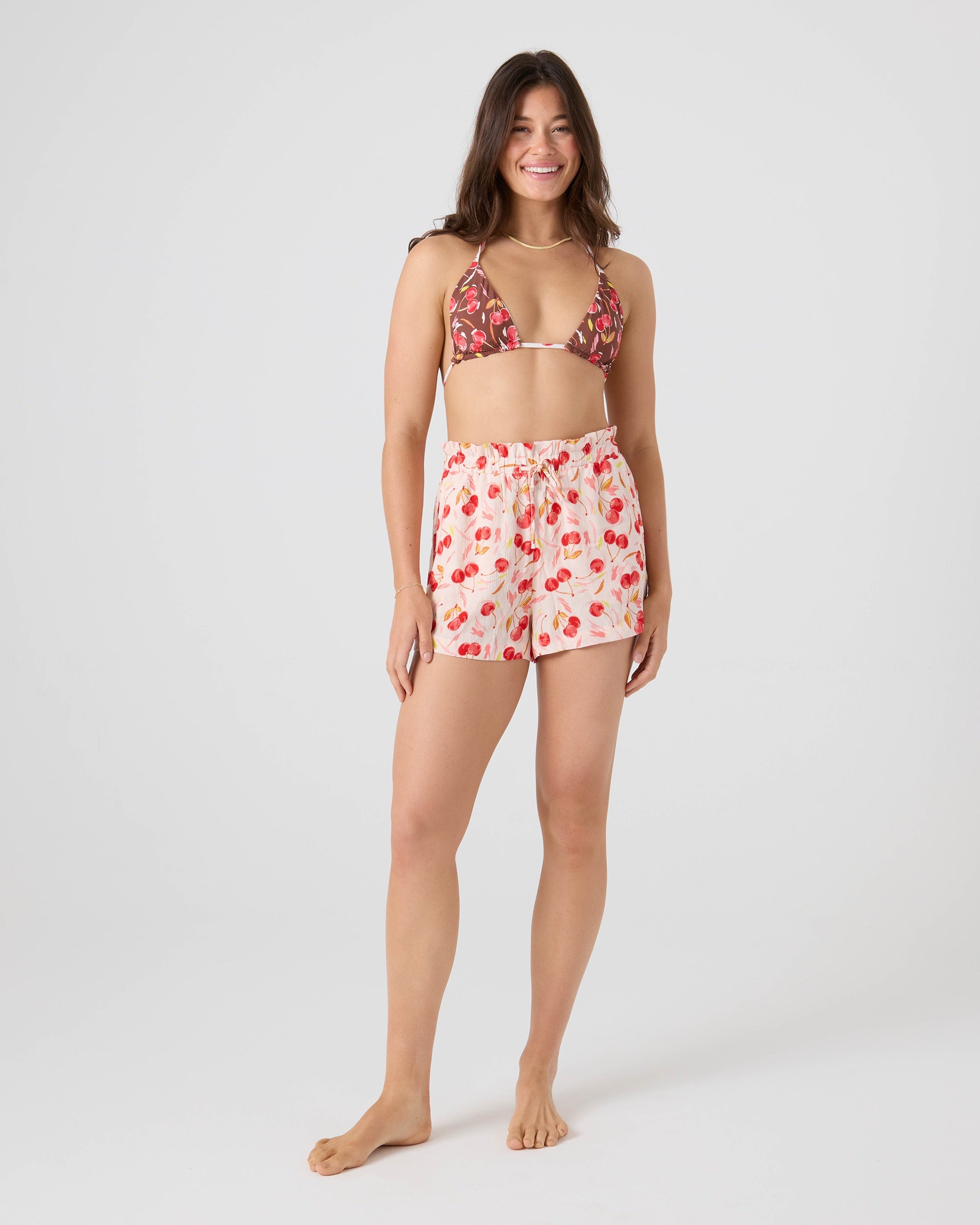 Cherry On Top Mini Tiki Triangle Bikini Top - Image 7