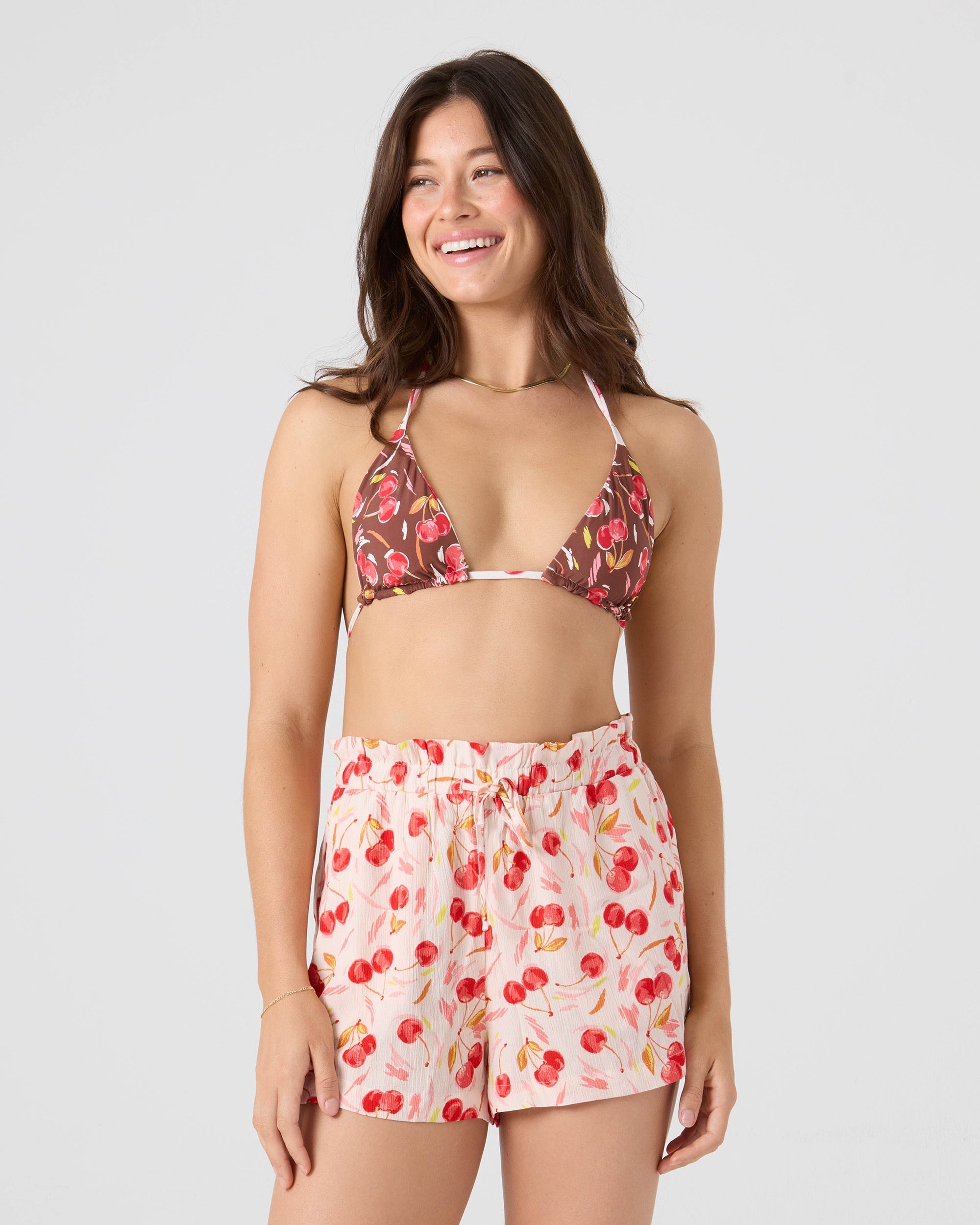 Cherry On Top Mini Tiki Triangle Bikini Top - Image 10