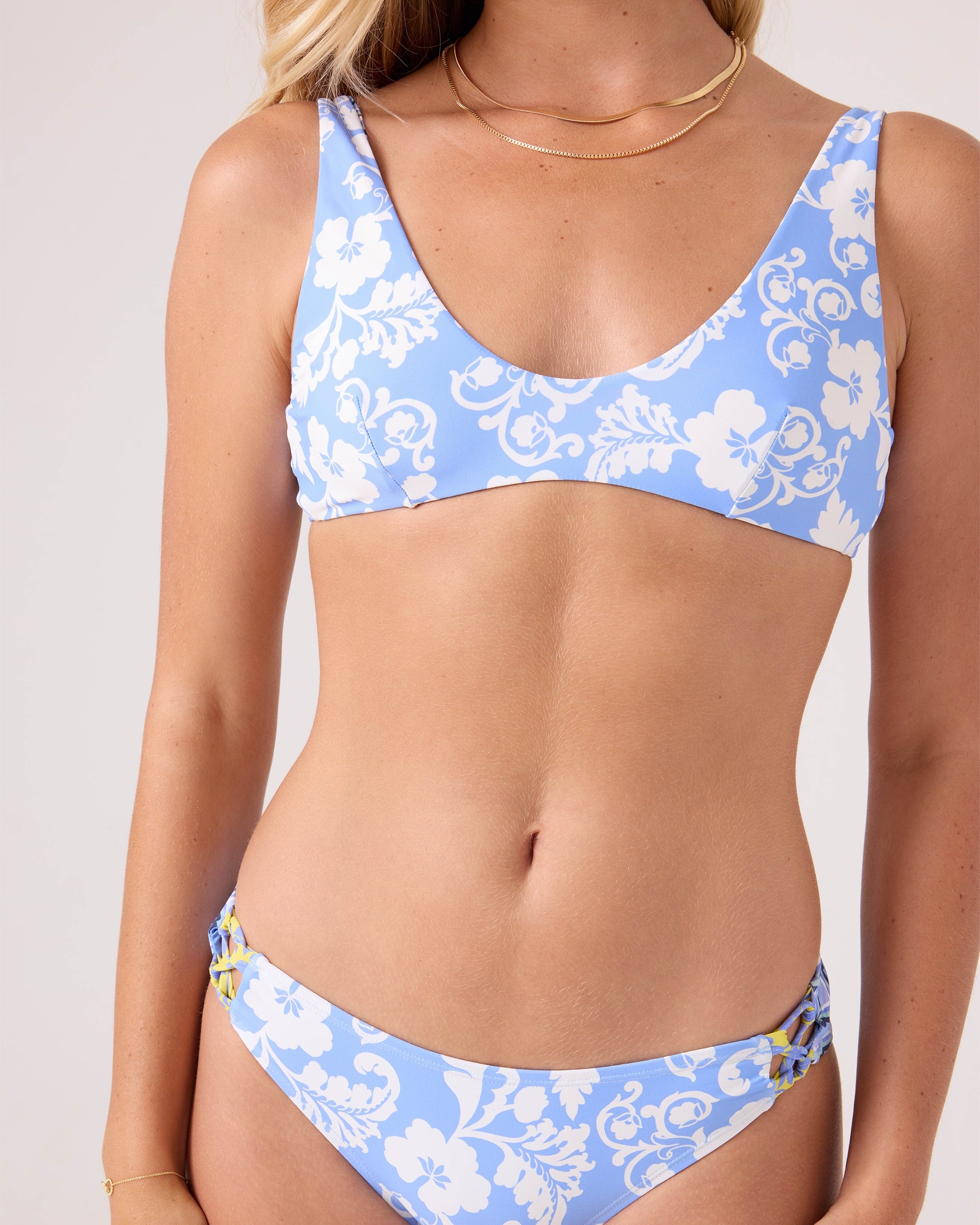 Golden Glow Reversible Scoop Bikini Top - Image 7