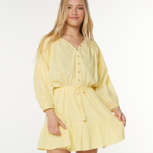 Bright Lotus Mini Dress