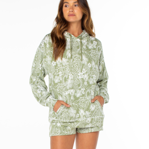 Surfing By Moonlight Printed Hoodie