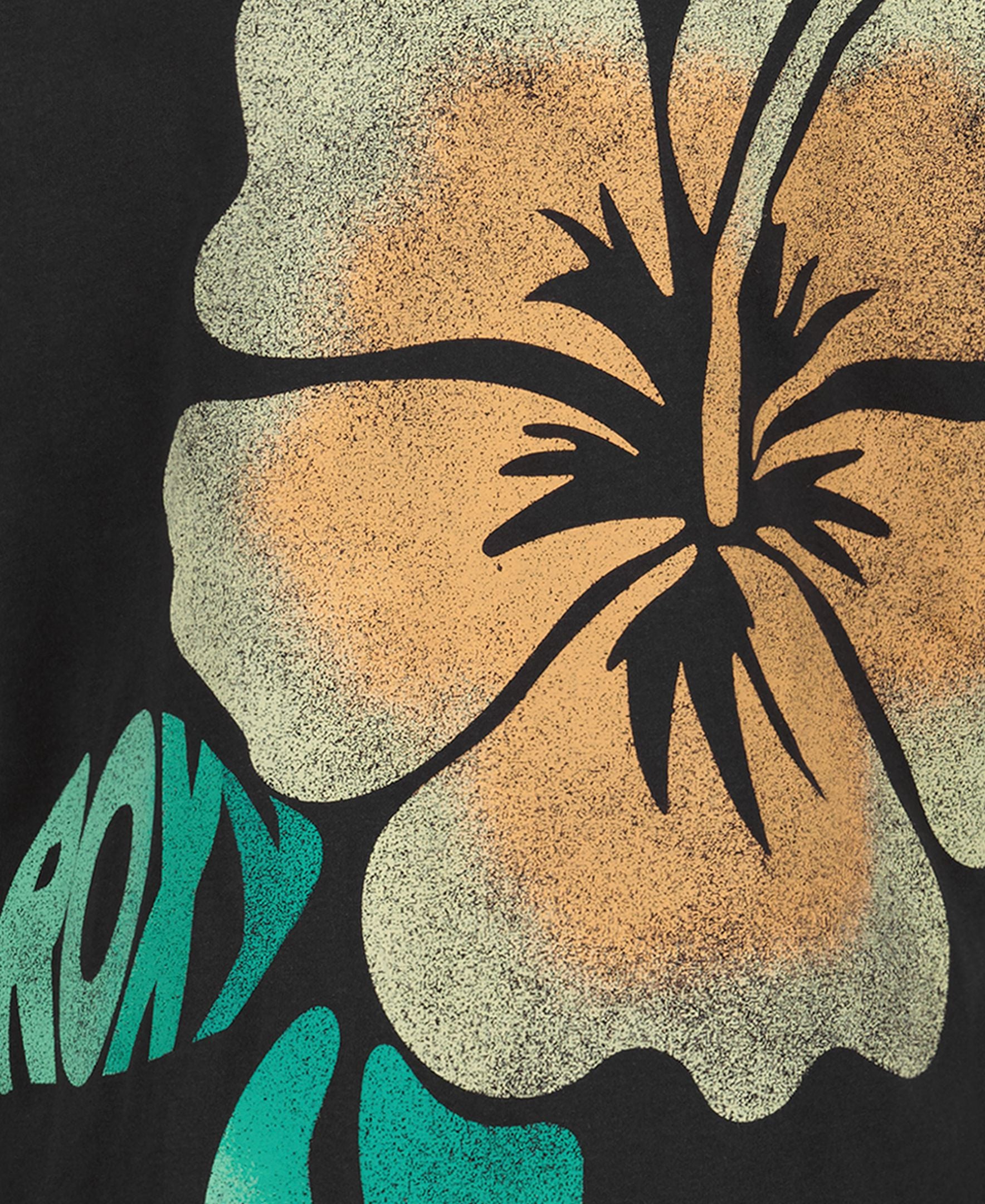 Girls' Hibiscus Oversized Tee - Image 8