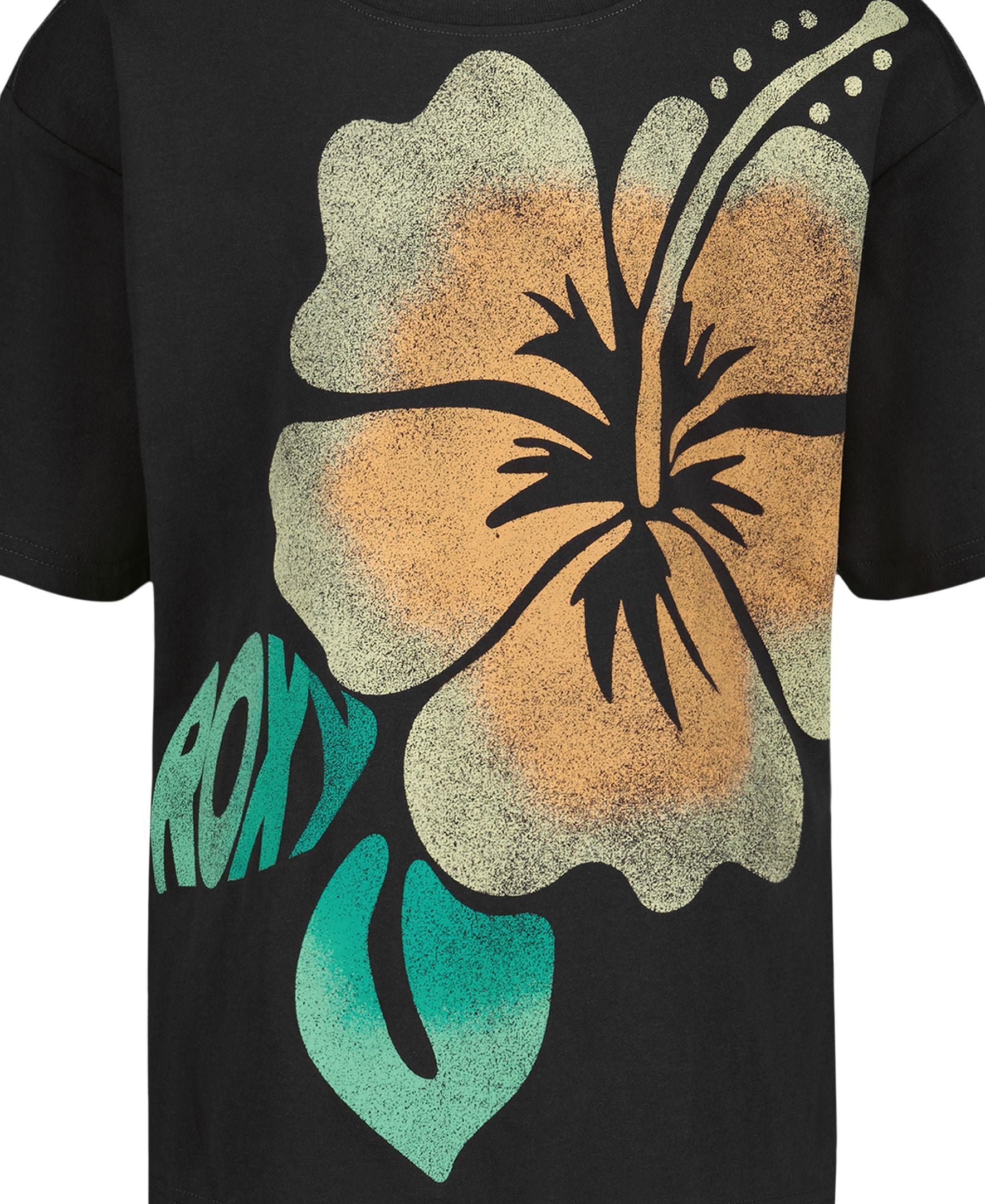 Girls' Hibiscus Oversized Tee - Image 5