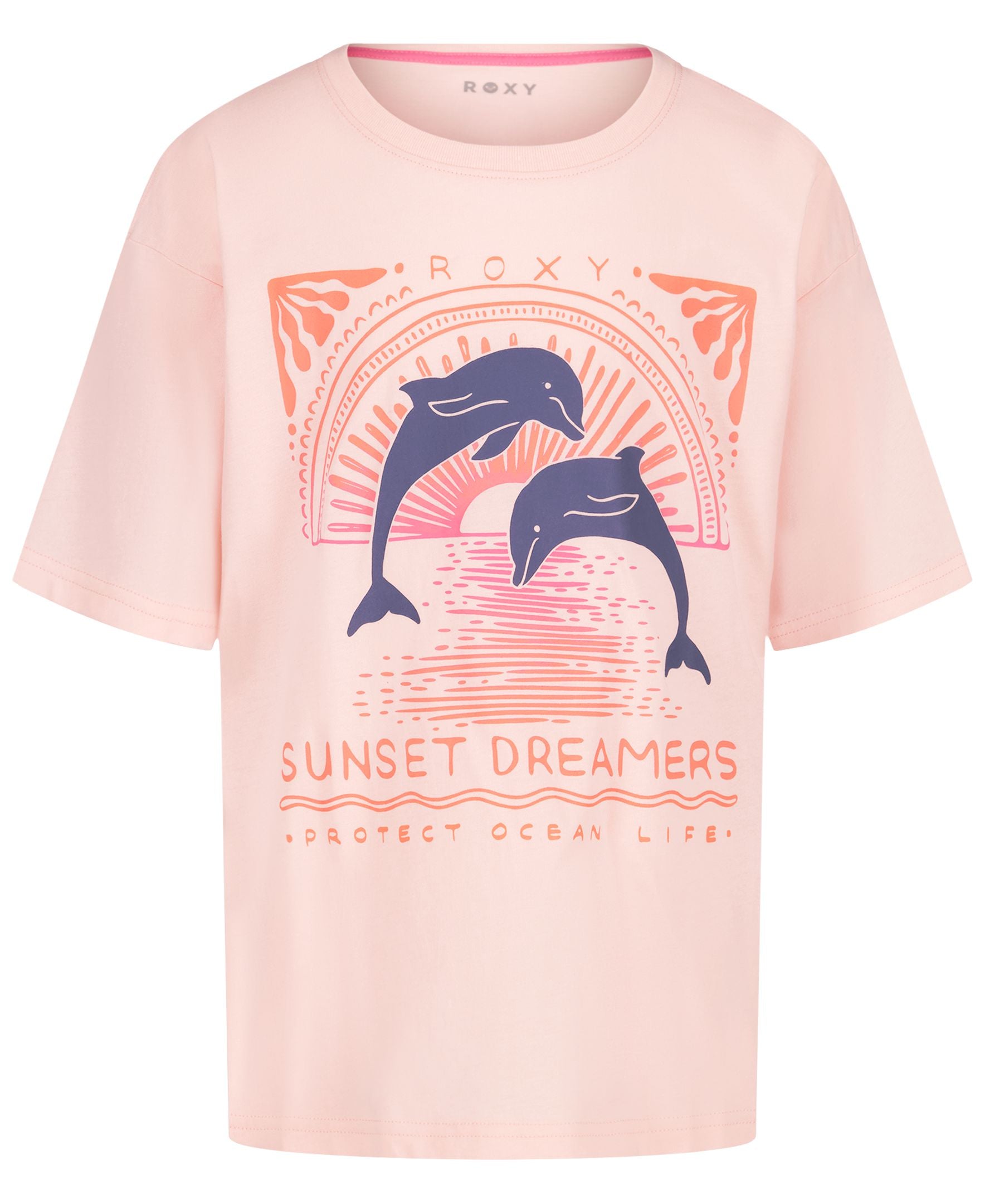 Girls' Ocean Life Oversized Tee - Image 4