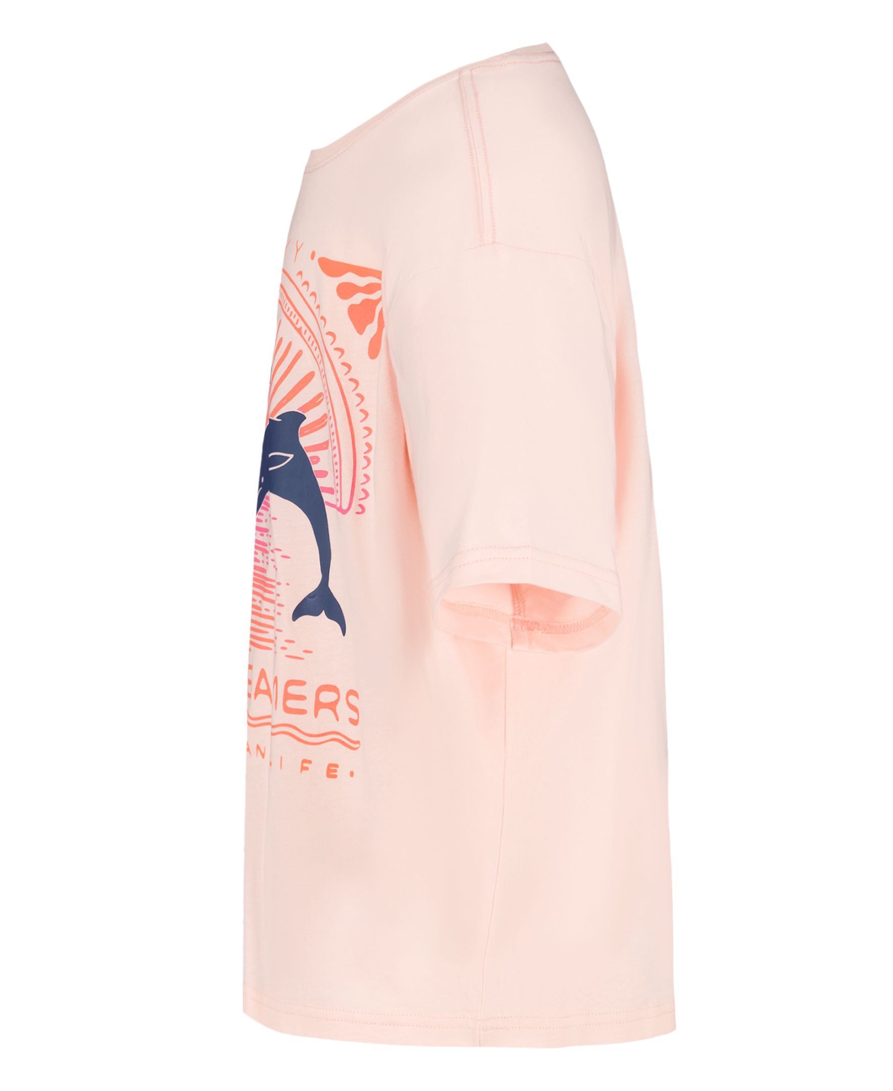 Girls' Ocean Life Oversized Tee - Image 7