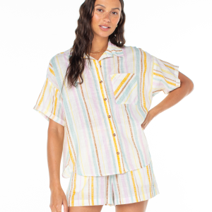 Beach Nostalgia Button Up