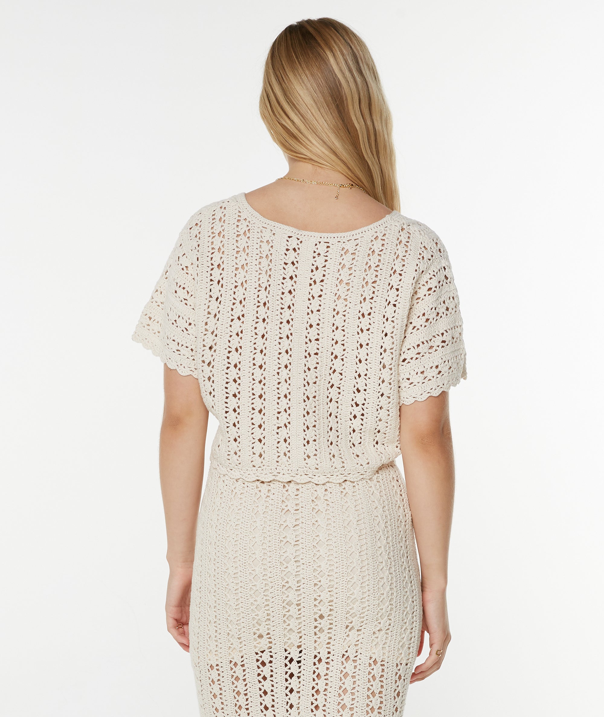 Sea Swirl Crochet Tee - Image 2