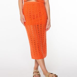 Sea Swirl Crochet Skirt
