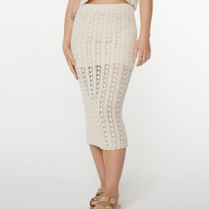 Sea Swirl Crochet Skirt