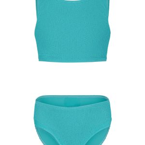 Girls' Crinkle Texture Bikini Set