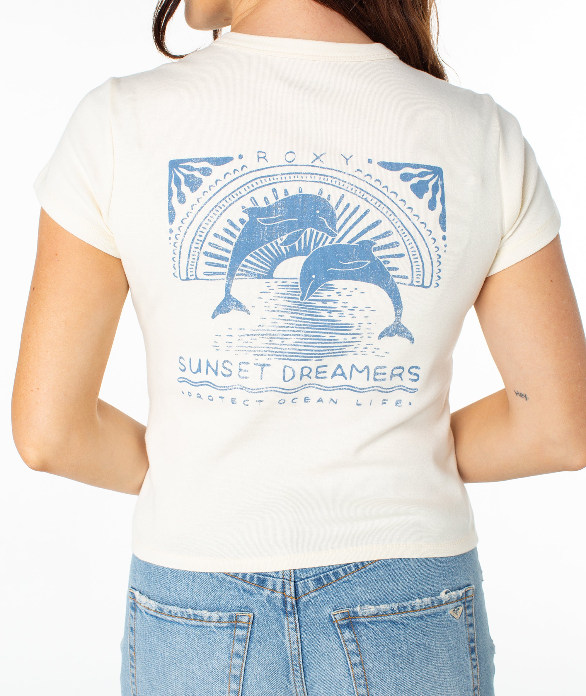 Sunset Dreams 90's Baby Tee - Image 4
