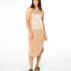 Tropicool Paradise Wildflower Midi Dress
