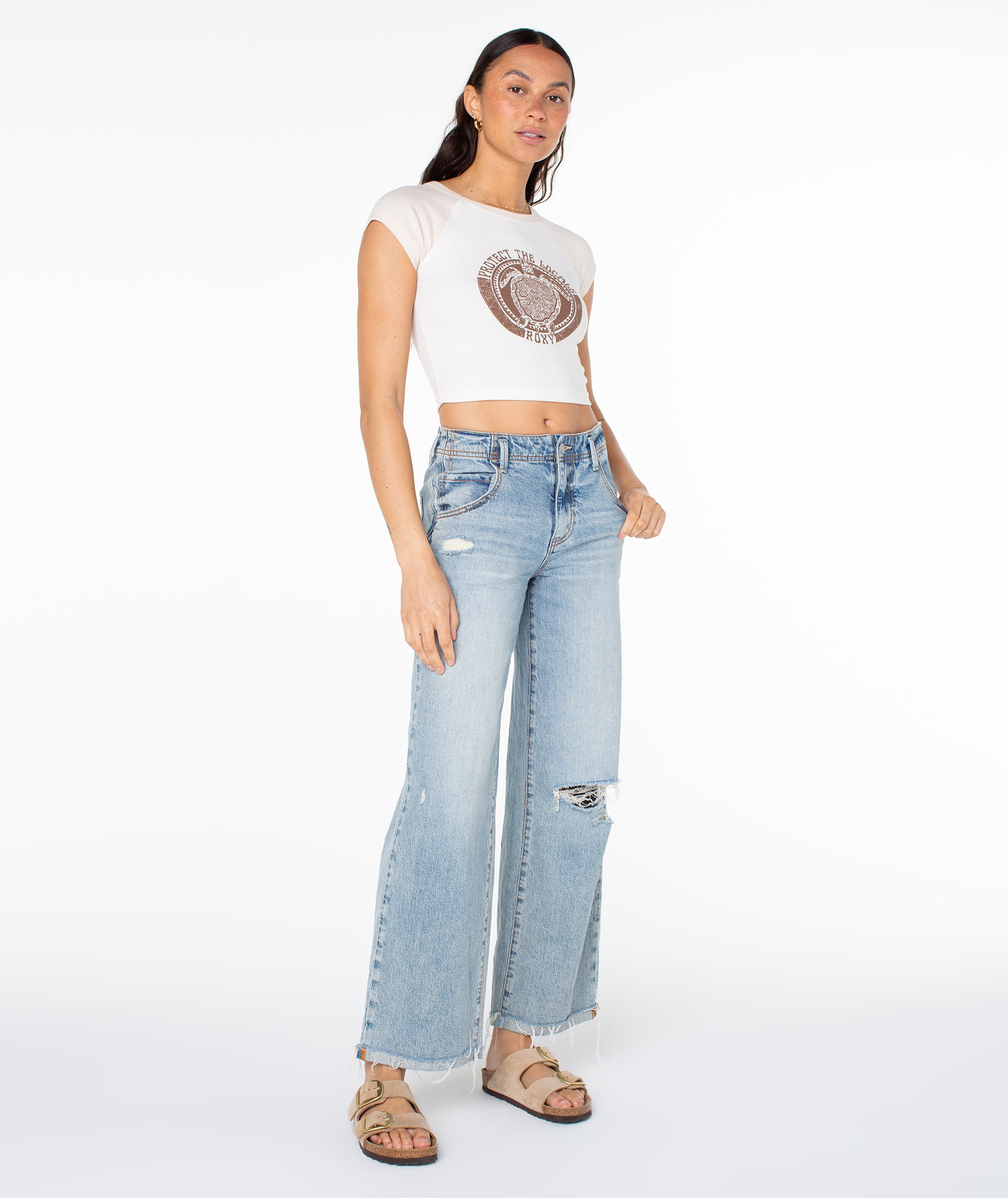 Protect The Locals Cropped Baby Tee - Image 5